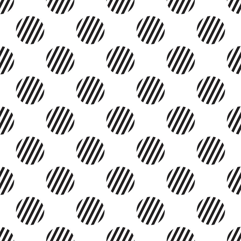 Polka dot stripe seamless pattern bianco vettore