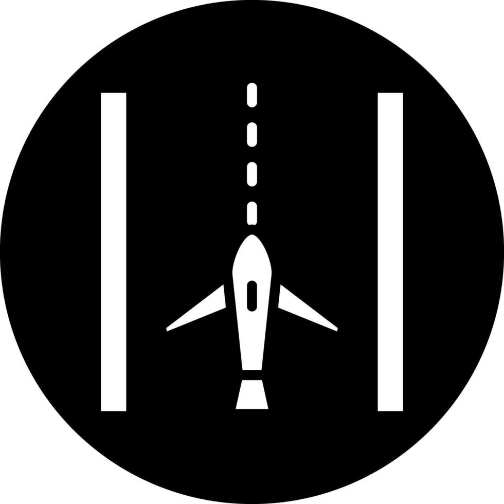 pista di decollo vettore icona design
