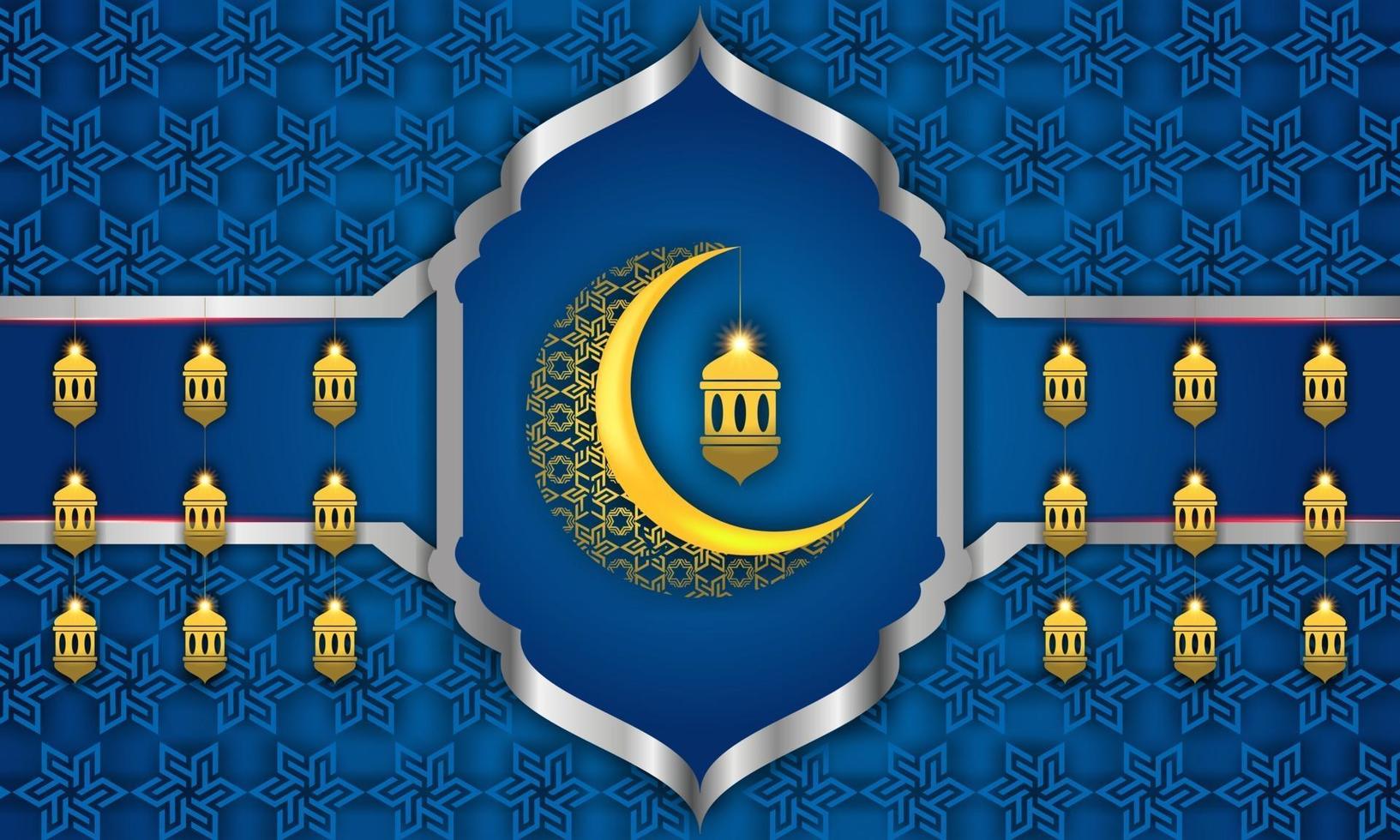 illustrazione di biglietto di auguri di Ramadan, sfondo, flyer, illustrazione, brochure e sfondo di vendita vettore