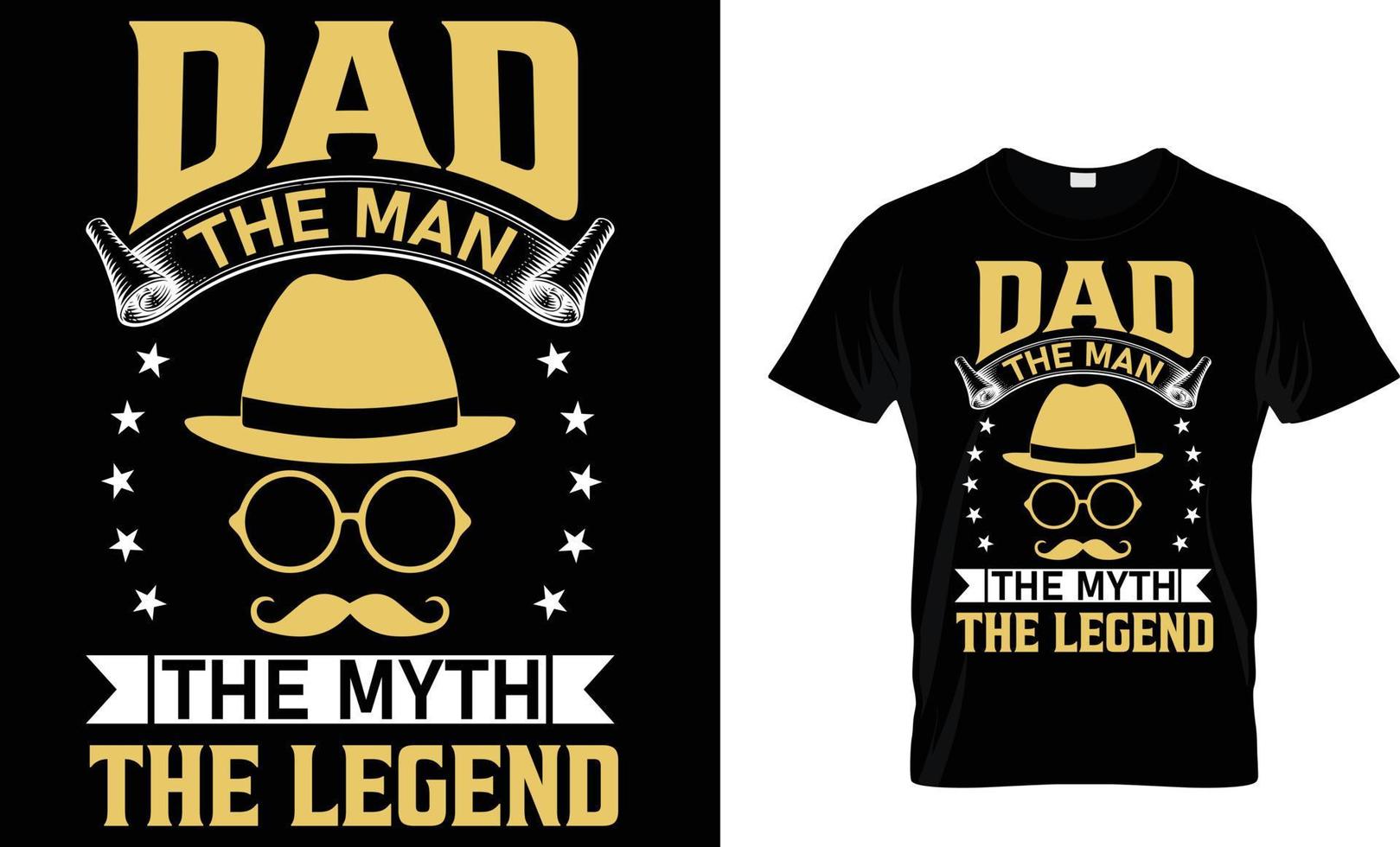 design della t-shirt tipografica per la festa del papà vettore