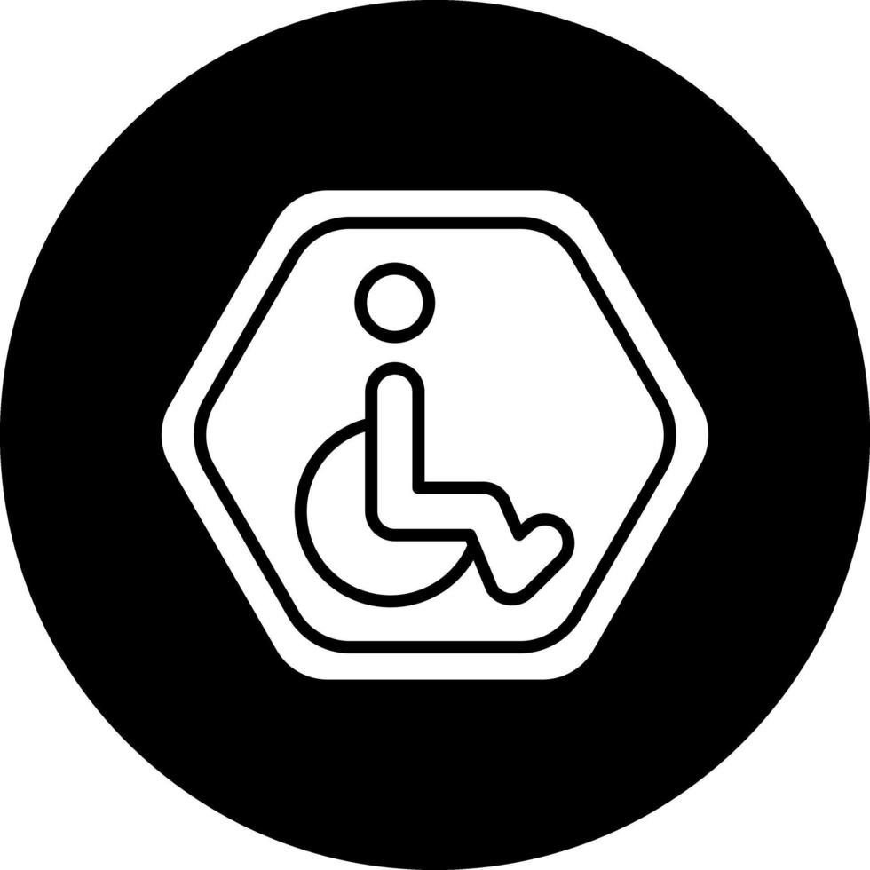 Disabilitato vettore icona design