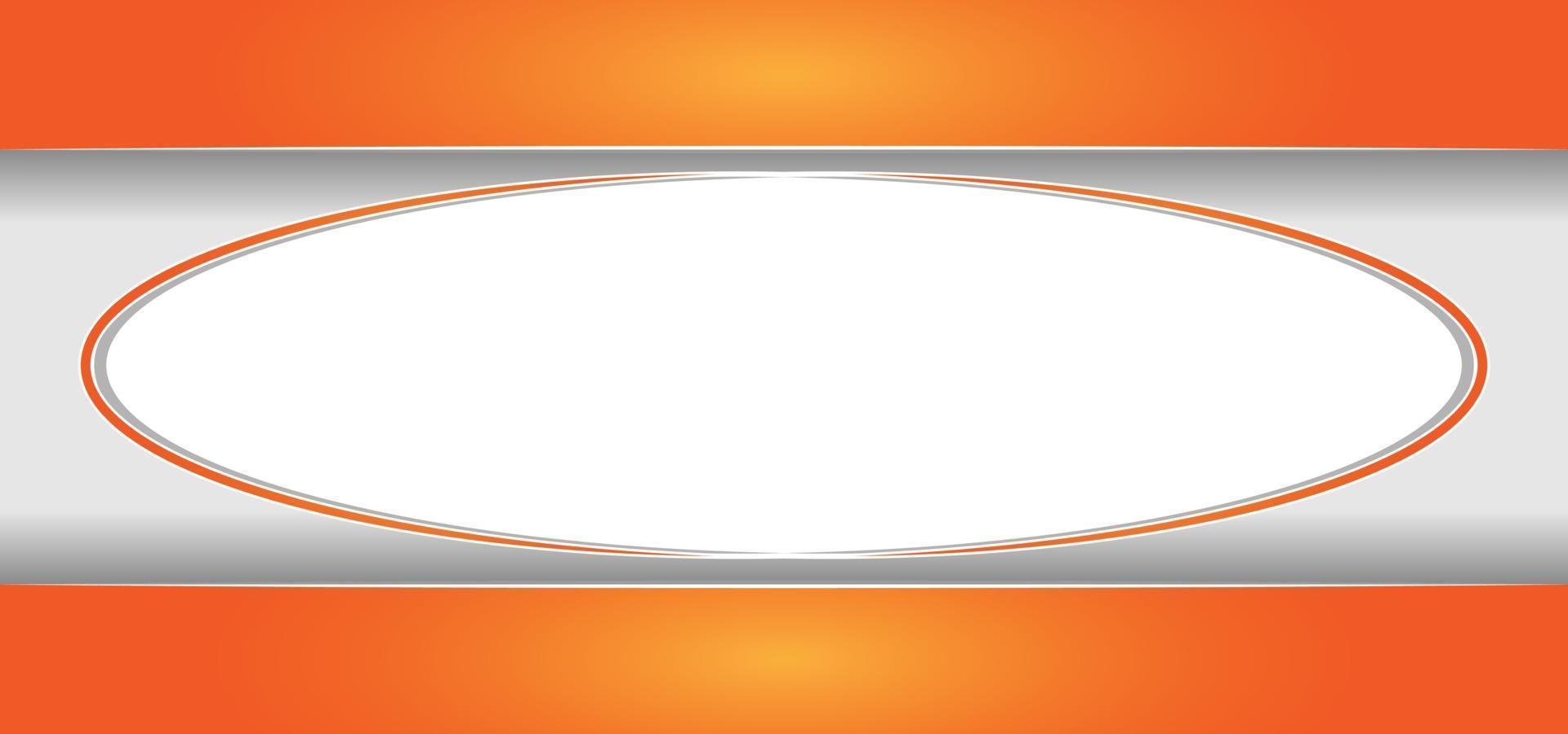 cornice arancione astratta o sfondo vettore