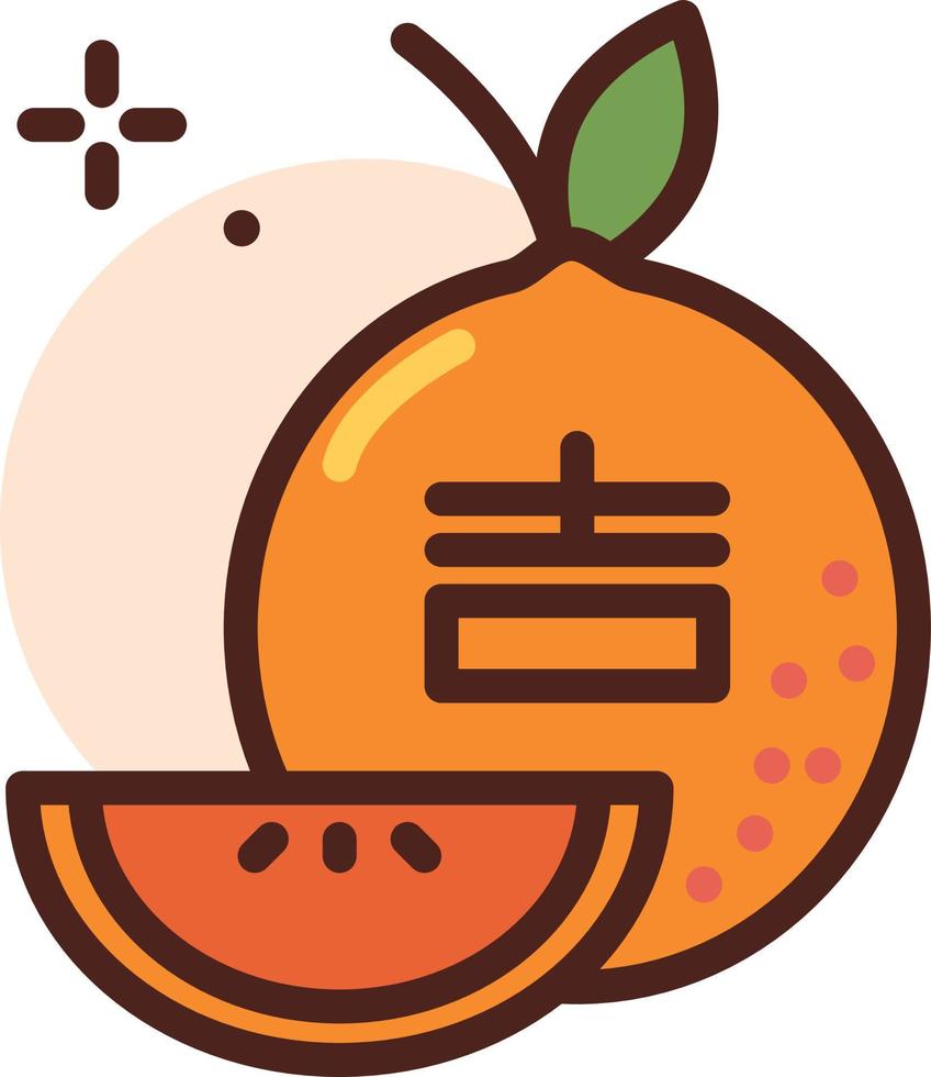 arancia Giappone illustrazione vettore