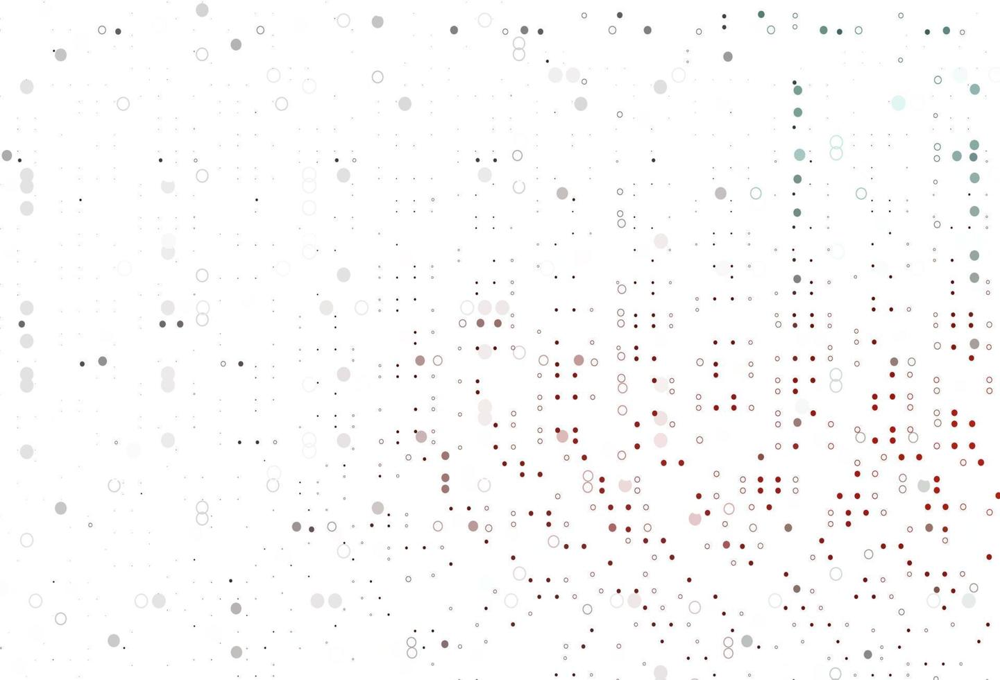 sfondo vettoriale rosso chiaro con bolle.
