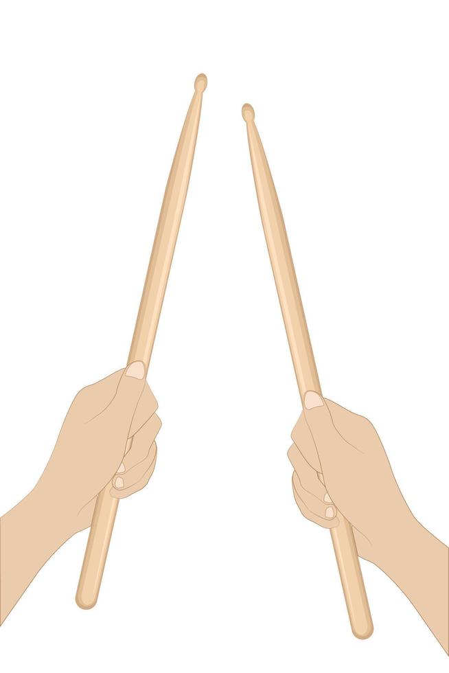 bacchette vettore immagini tipi di percussione strumenti musica