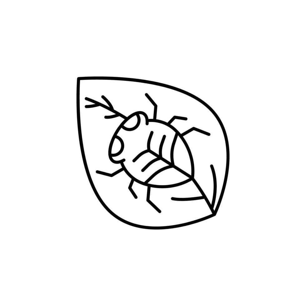 insetto, scarafaggio vettore icona illustrazione