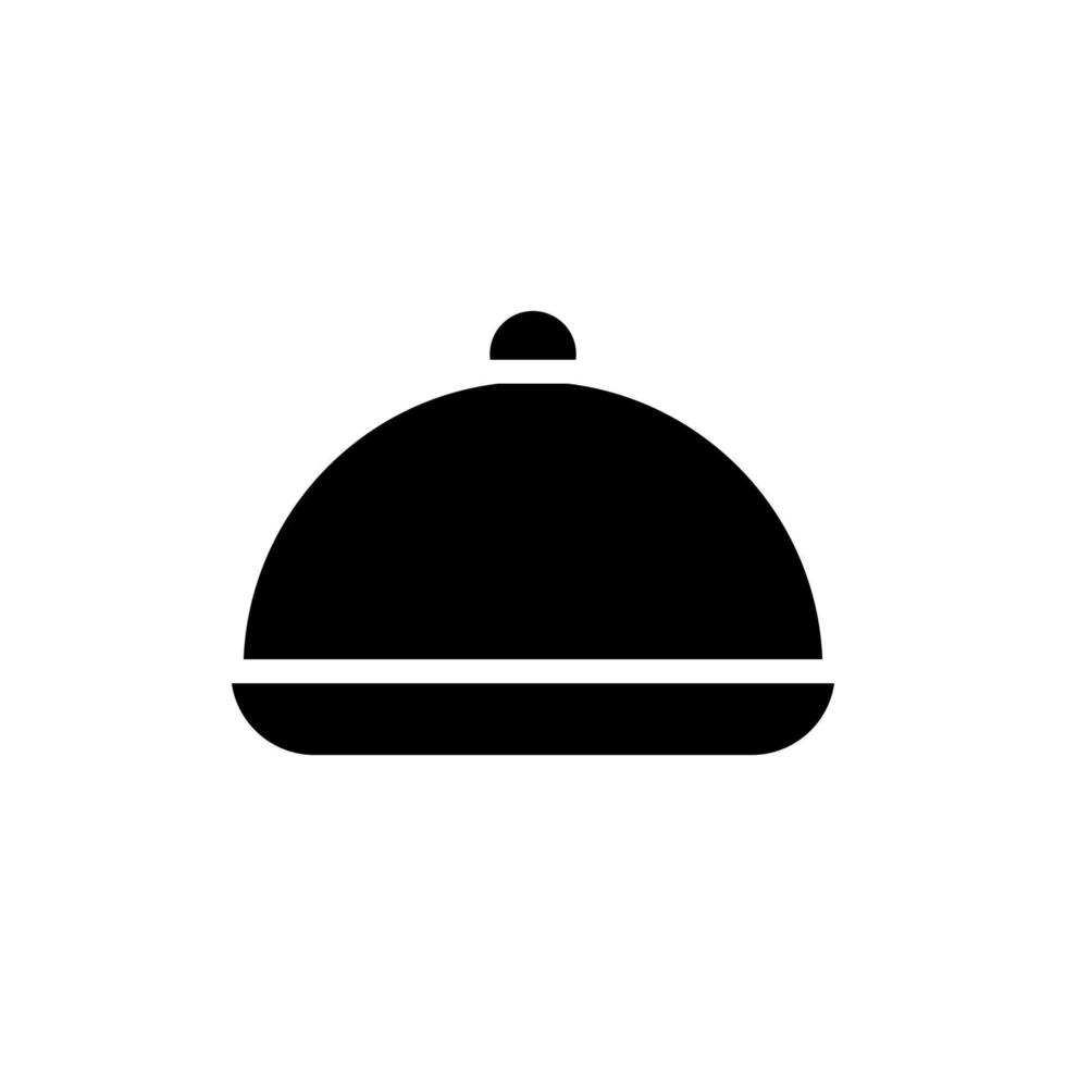 vassoio cibo icona design vettore