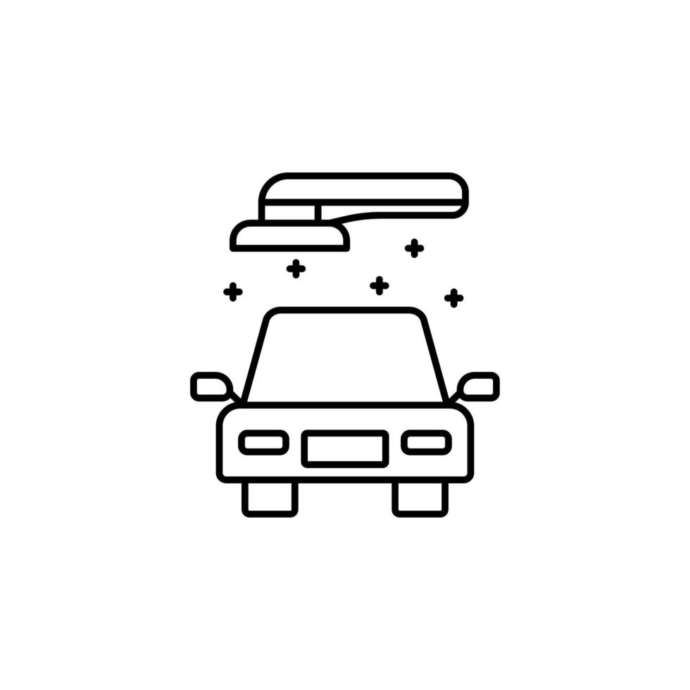 lucidatrice autolavaggio vettore icona illustrazione