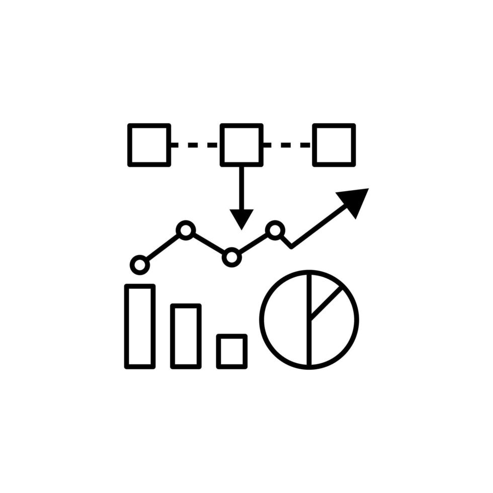 dati analisi, Infografica vettore icona illustrazione