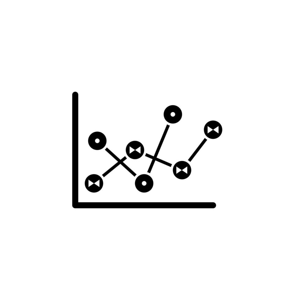 diagramma, dati, grafico vettore icona illustrazione