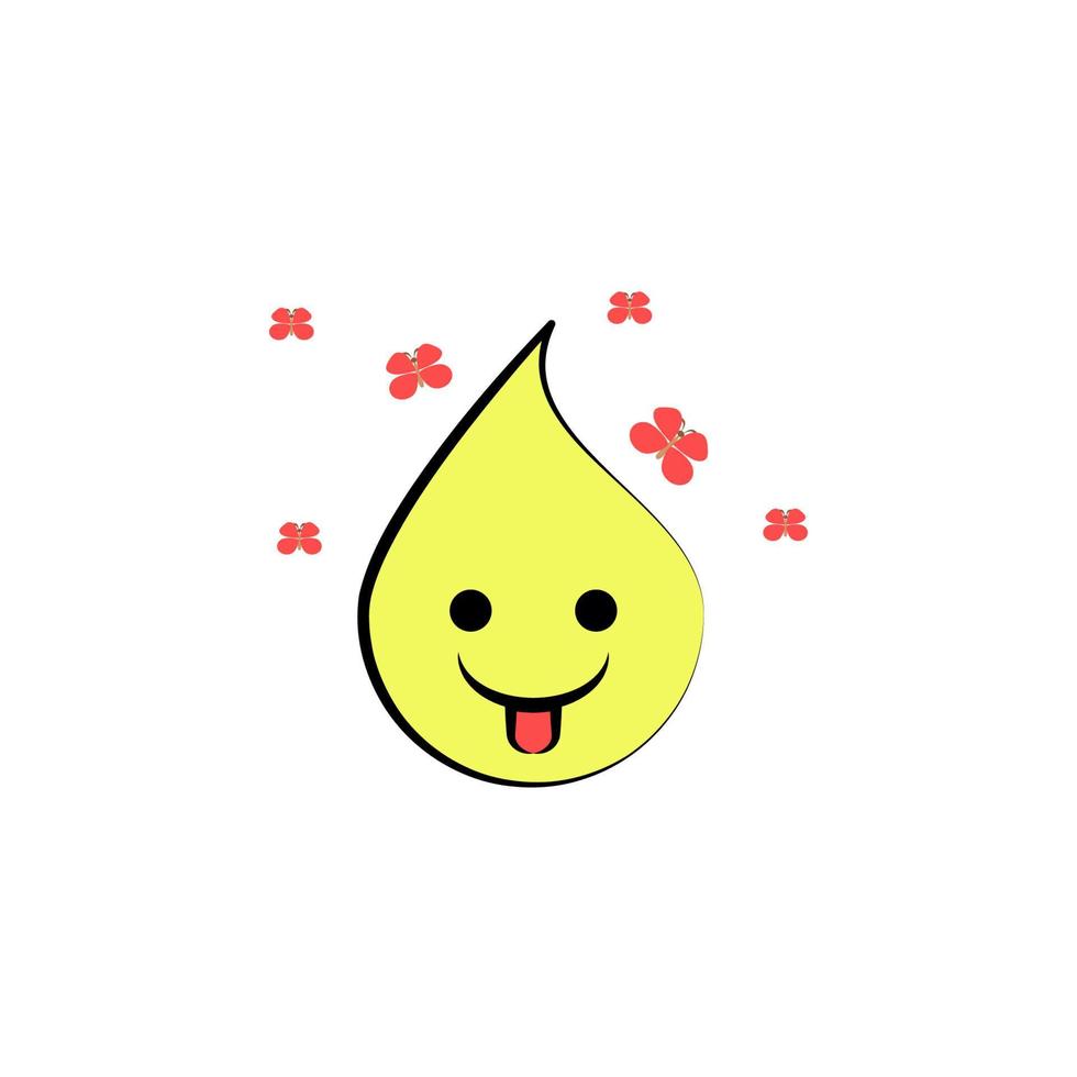 emoji lingua vettore icona illustrazione