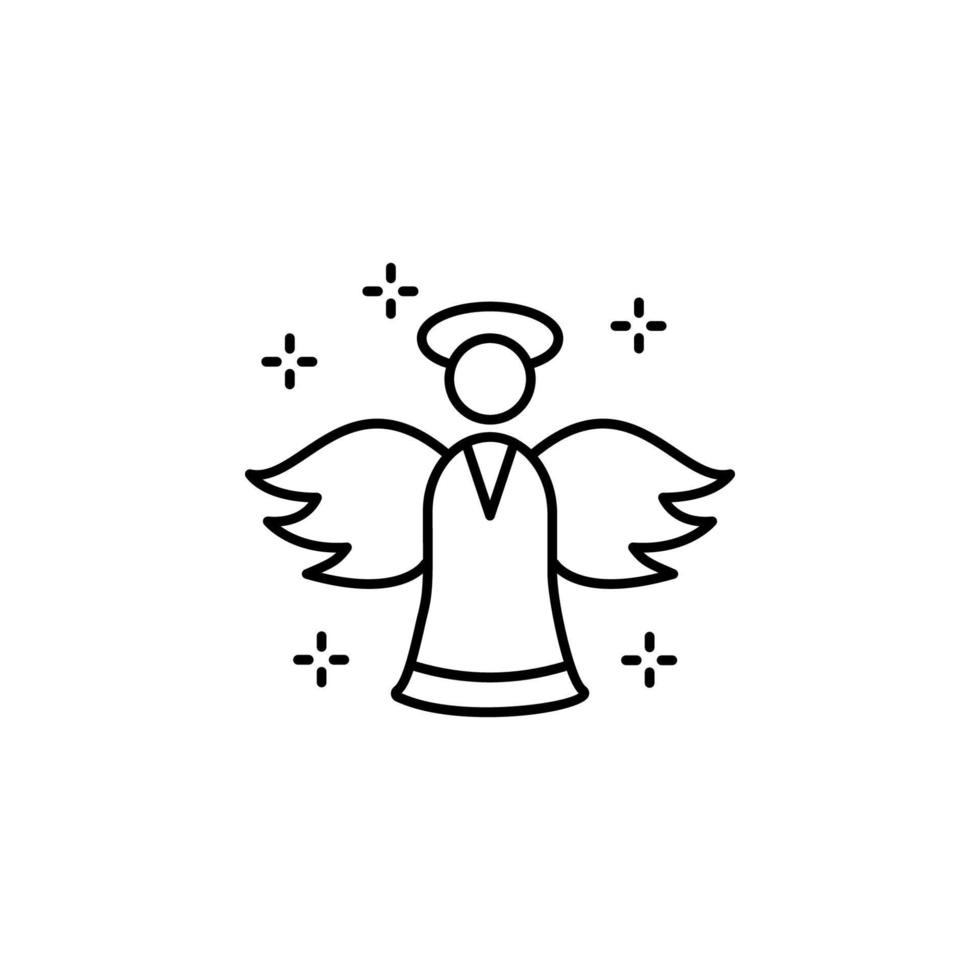 angelo, avatar vettore icona illustrazione
