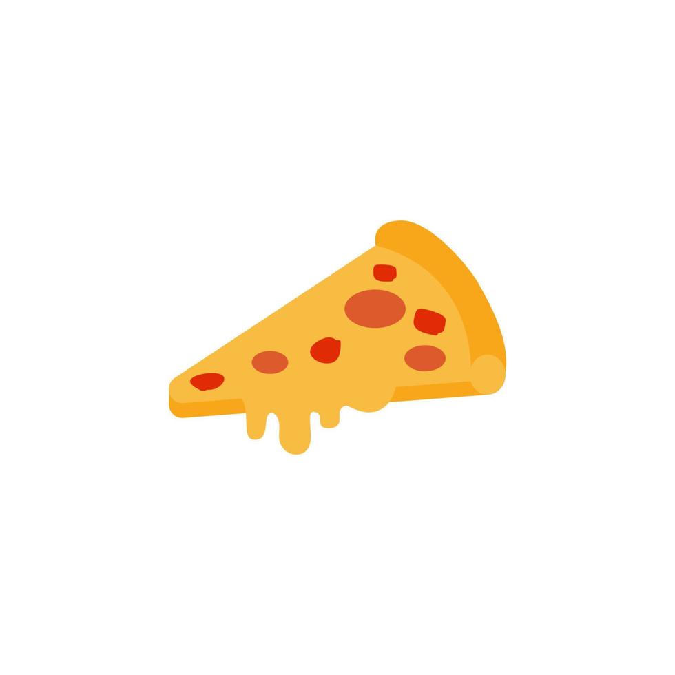 Pizza colorato vettore icona illustrazione
