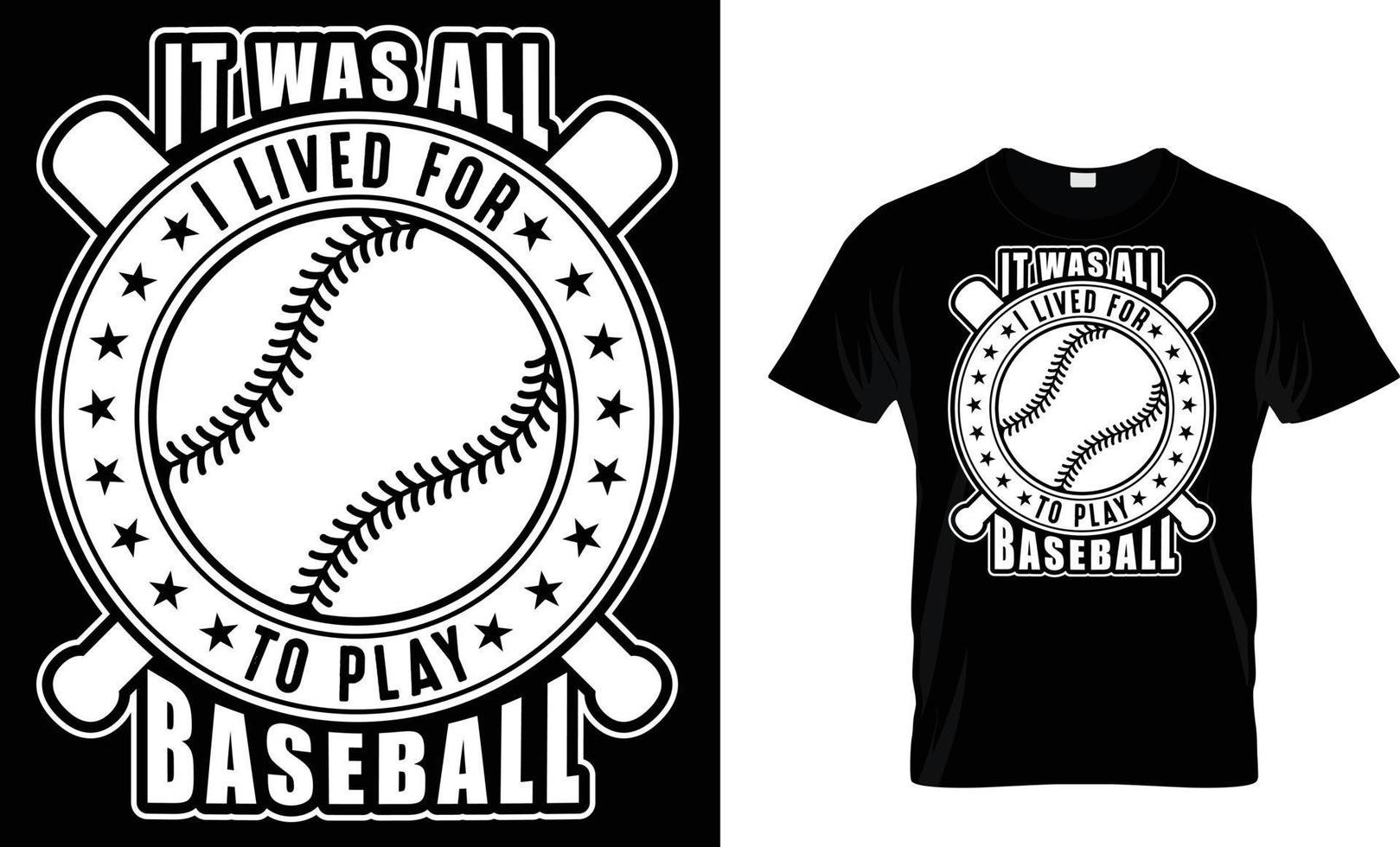 baseball tipografia maglietta design vettore