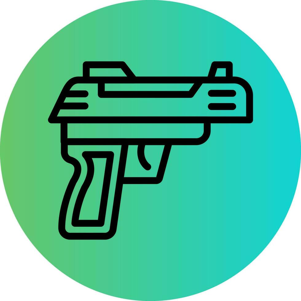 esercito pistola vettore icona design