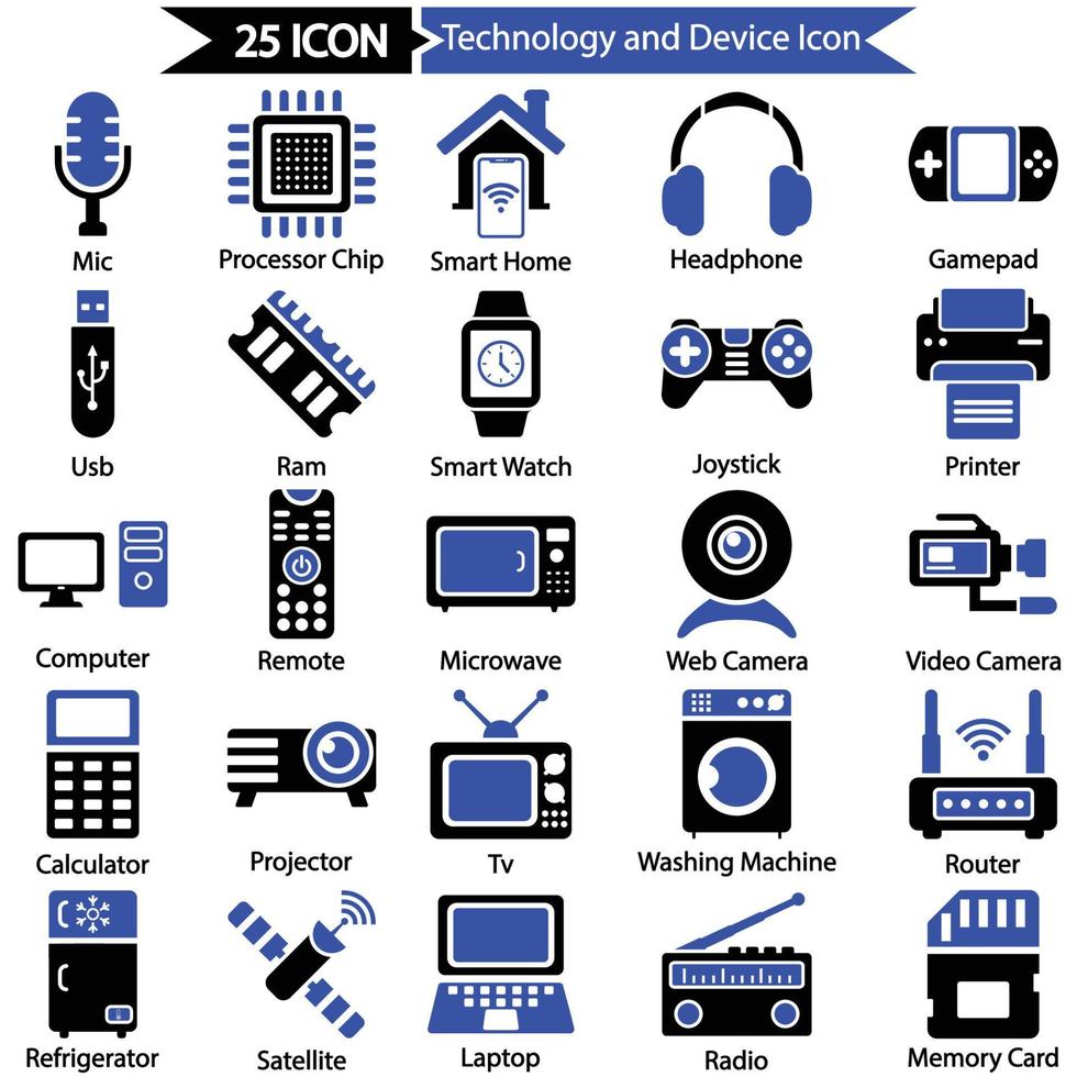 tecnologia e dispositivo icona vettore