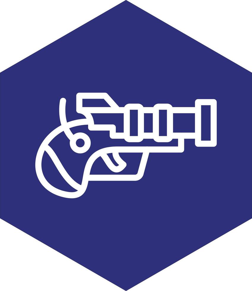 pirata pistola vettore icona design