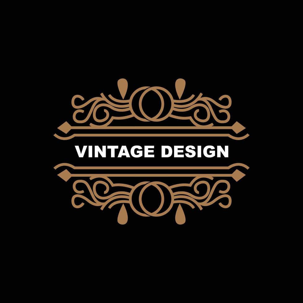 retrò Vintage ▾ disegno, lussuoso minimalista vettore ornamento logo, con mandala e batik stile, Prodotto marca illustrazione, invito, striscione, moda