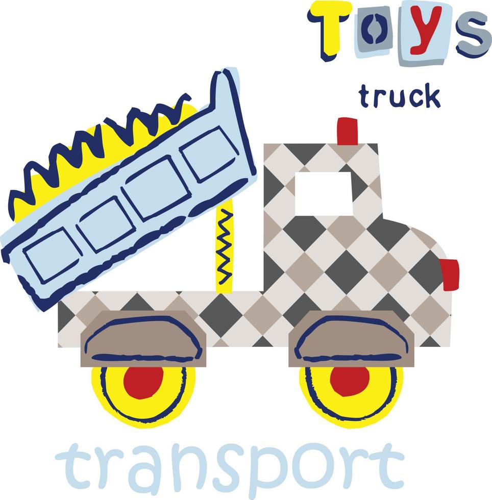giocattoli camion vettore