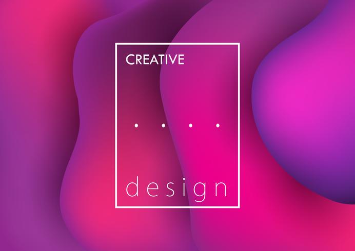 Sfondo di design creativo vettore