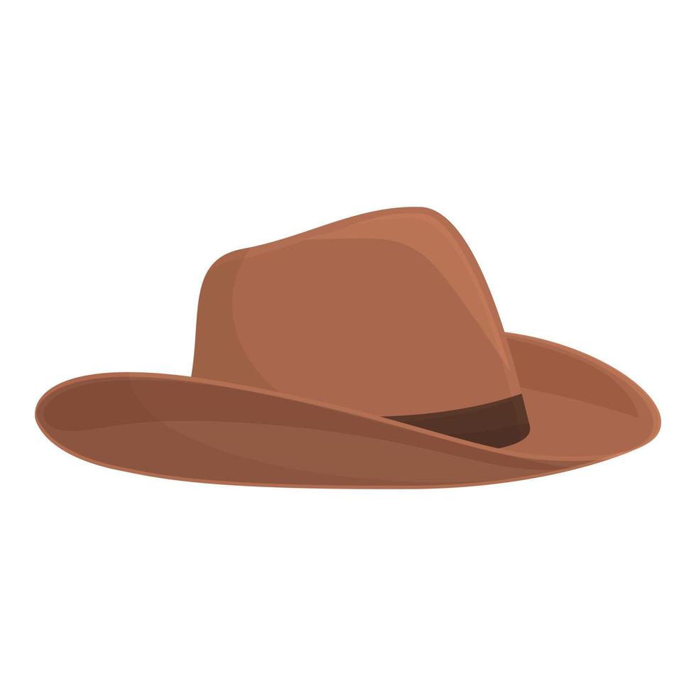 cowboy cappello capi di abbigliamento icona cartone animato vettore. occidentale proprietario di ranch vettore