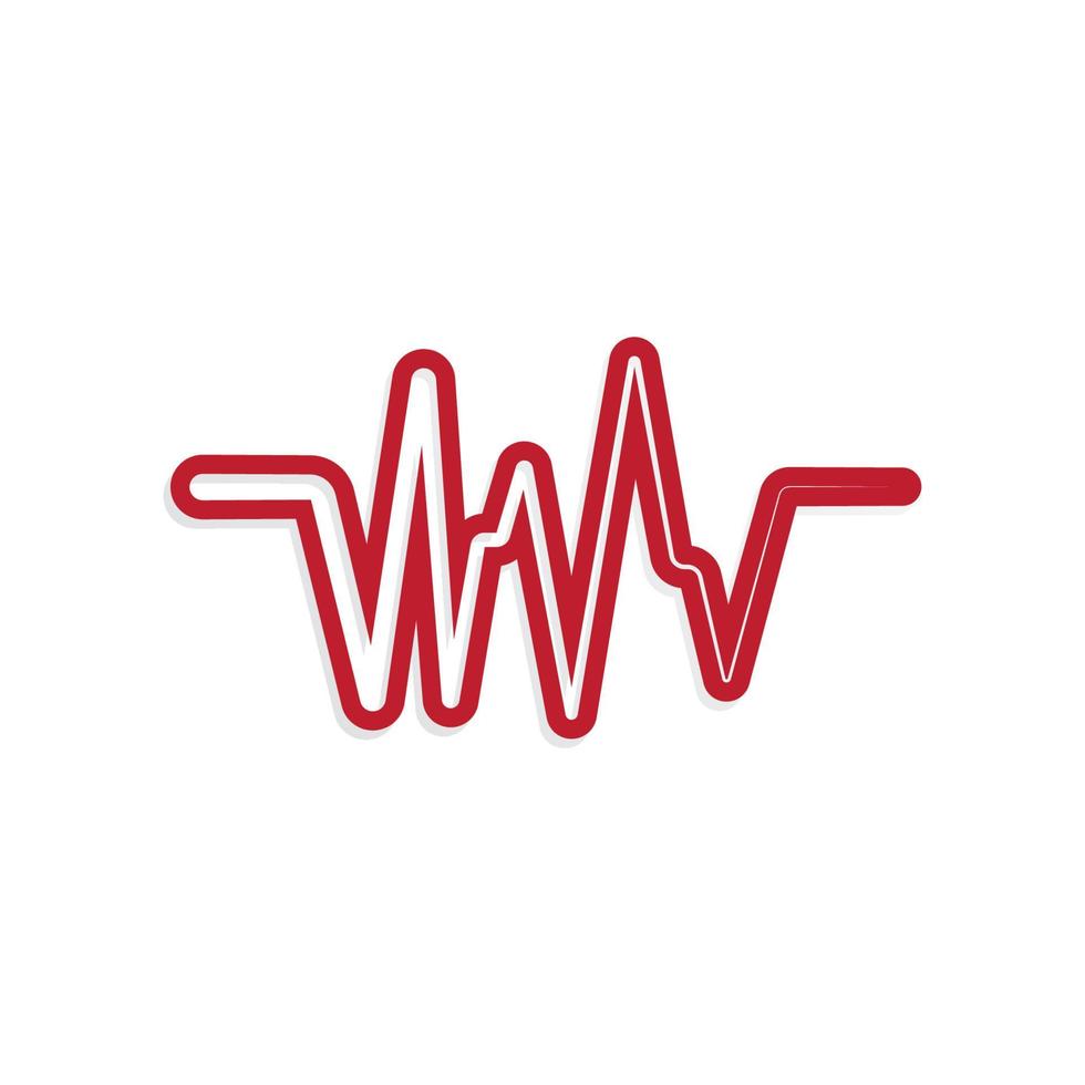 suono onde logo vettore illustrazione