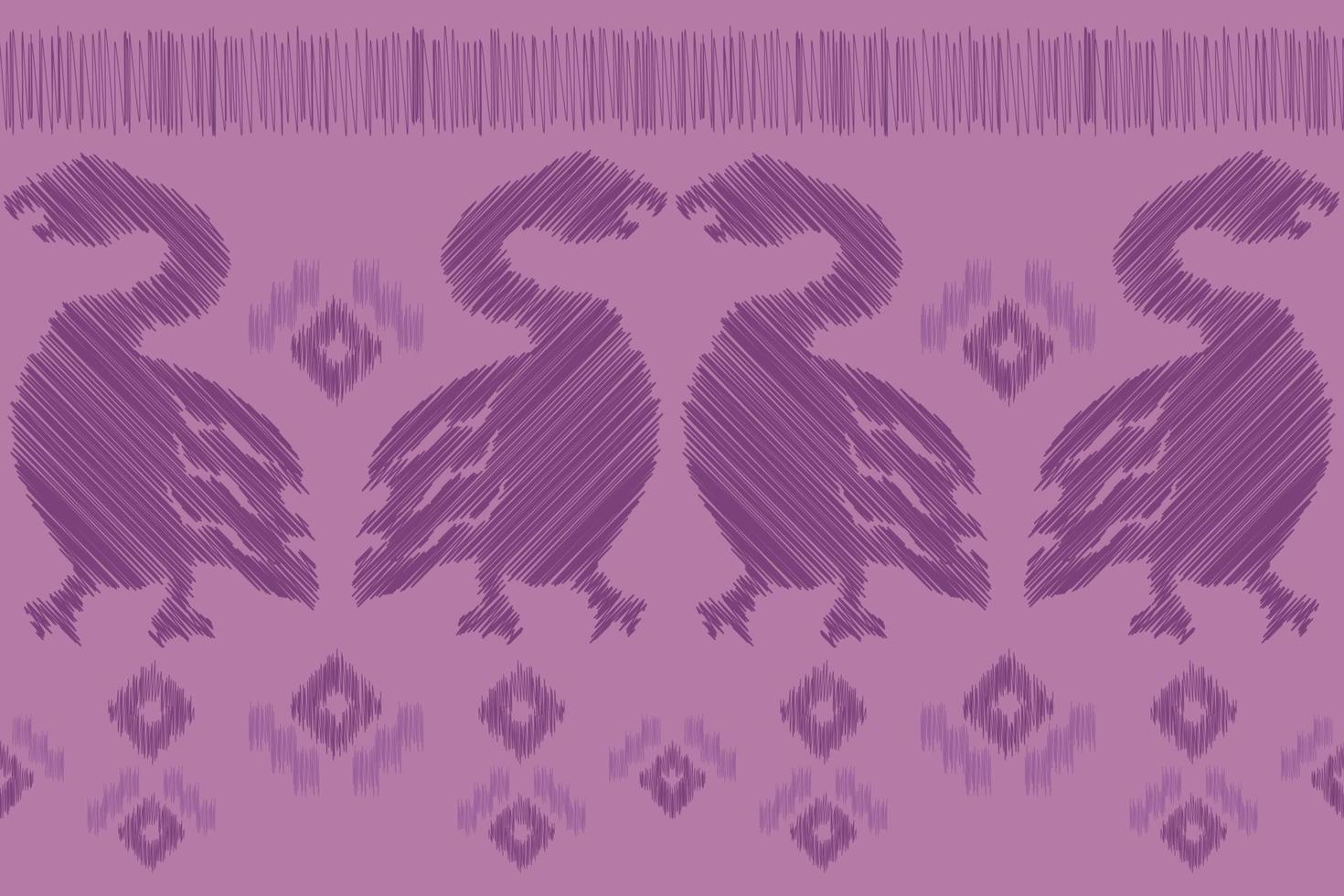 etnico ikat tessuto modello geometrico stile.africano ikat ricamo etnico orientale modello viola viola sfondo. astratto,vettore,illustrazione.per trama, abbigliamento, scraf, decorazione, tappeto. vettore