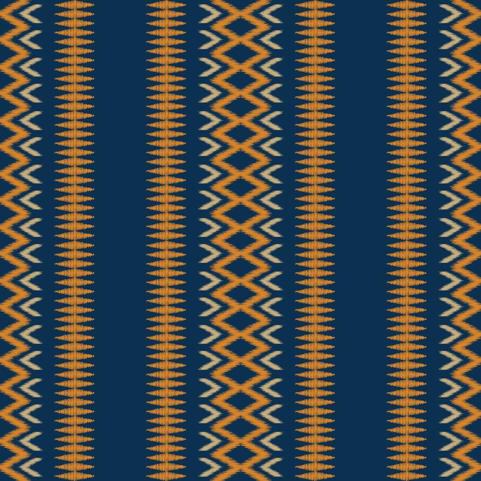 etnico ikat tessuto modello geometrico stile.africano ikat ricamo etnico orientale modello Marina Militare blu sfondo. astratto,vettore,illustrazione.per trama, abbigliamento, scraf, decorazione, tappeto. vettore