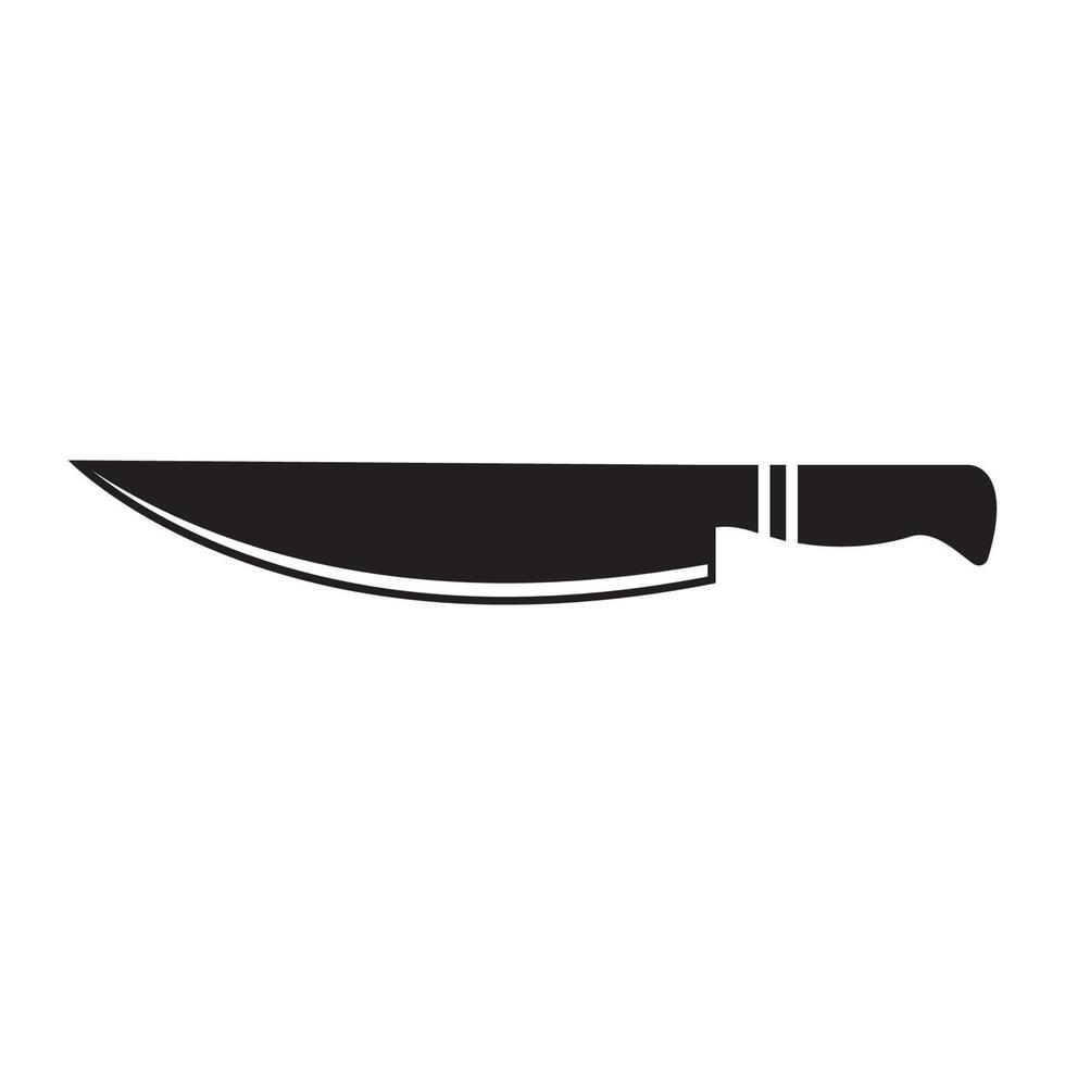 coltello icona vettore design illustrazione