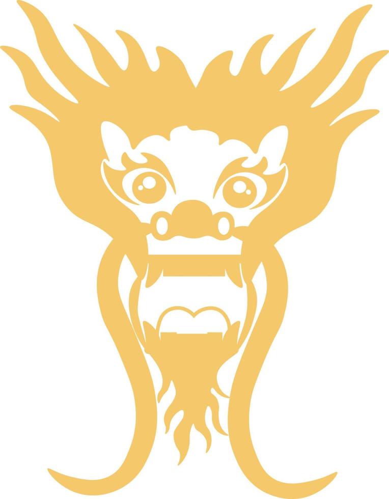 contento Cinese nuovo anno 2024 zodiaco cartello Drago - vettore illustrazione
