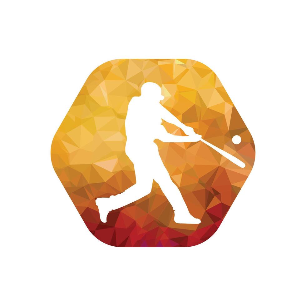 silhouette di un' baseball Toro concetto vettore illustrazione.