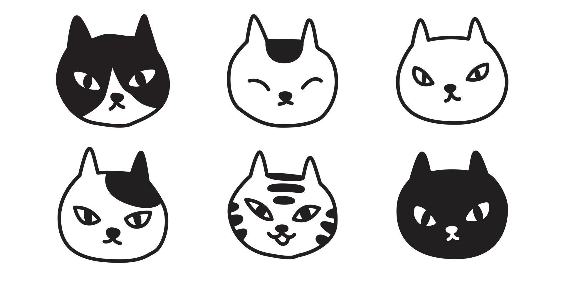 gatto razza vettore logo icona cartone animato personaggio illustrazione calicò gattino Halloween scarabocchio