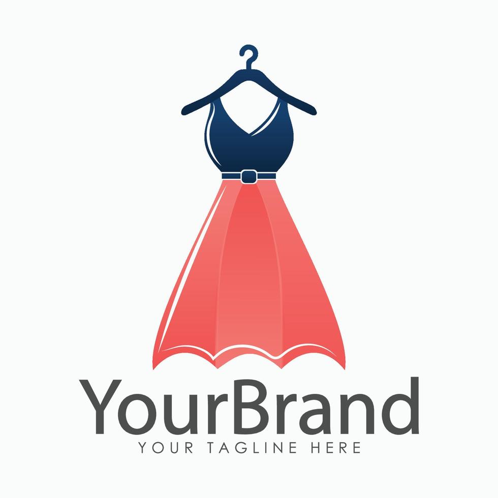 capi di abbigliamento logo design donne boutique logo vettore