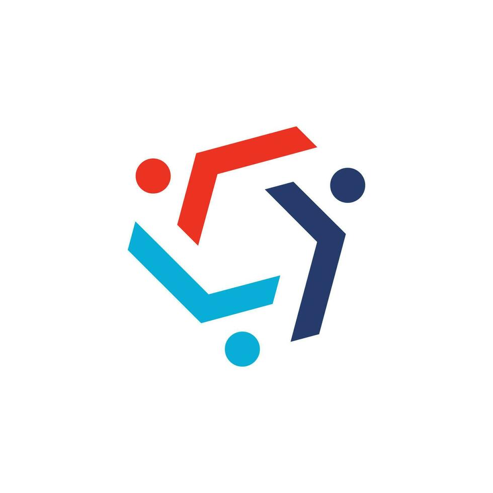 associazione logo icona vettore design illustrazione