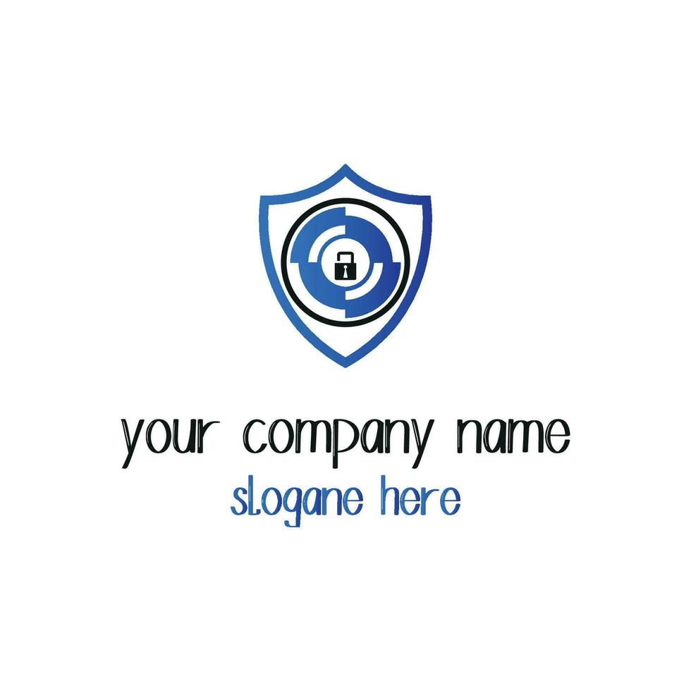 sicurezza logo design. vettore