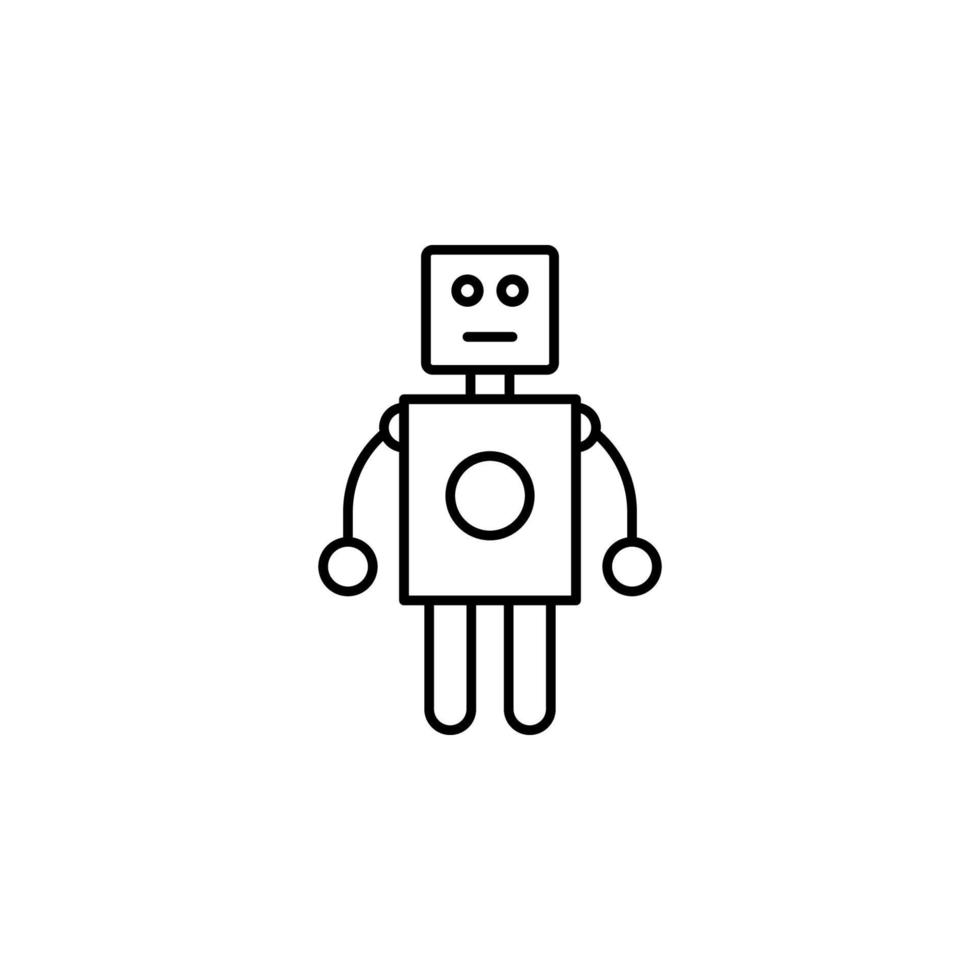 robot vettore icona illustrazione