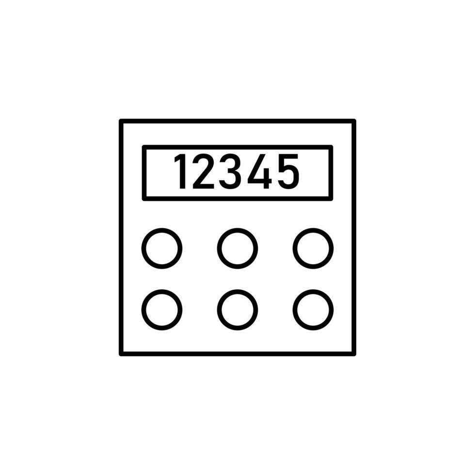 calcolatrice vettore icona illustrazione