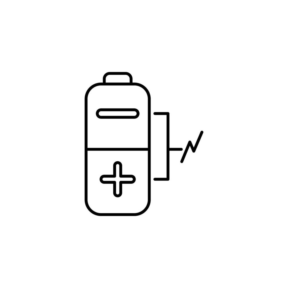 batteria vettore icona illustrazione