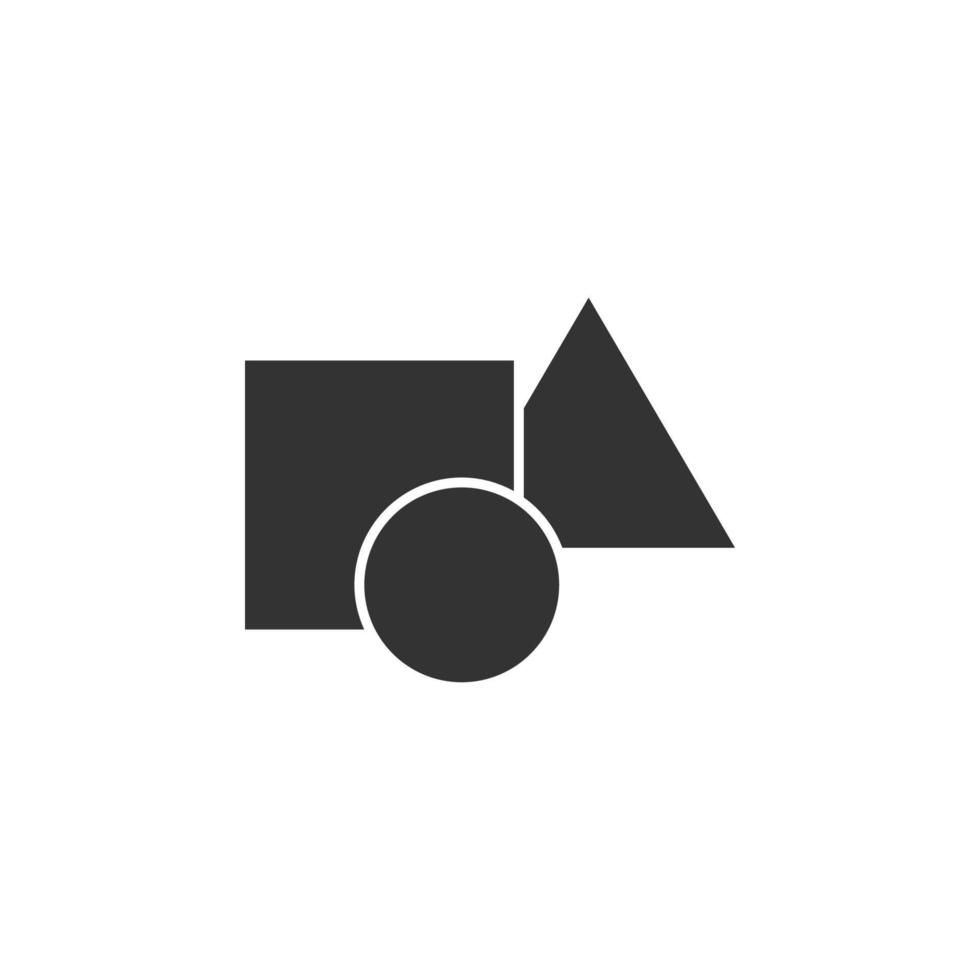 geometrico forme isolato semplice vettore icona illustrazione