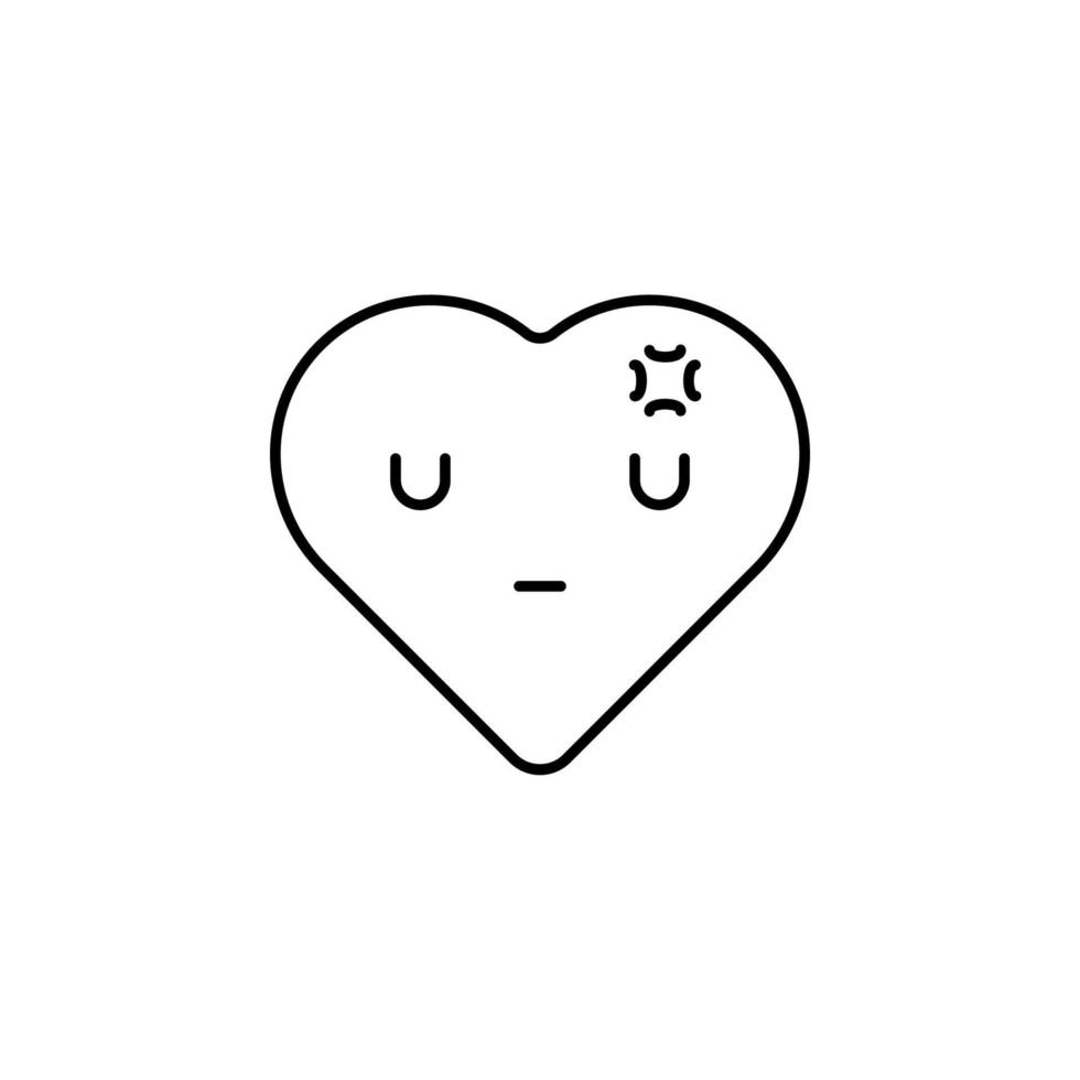 abbattuto emoji vettore icona illustrazione