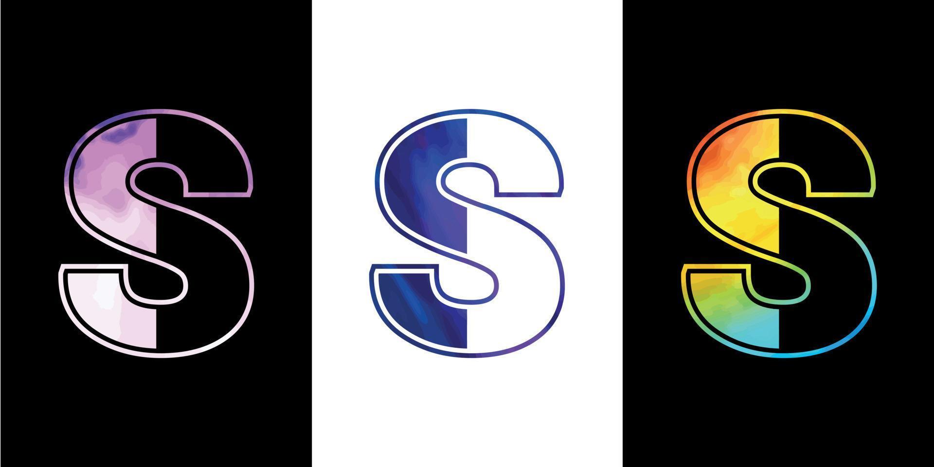 lettera S logo design vettore modello. creativo moderno lussuoso logotipo per aziendale attività commerciale identità