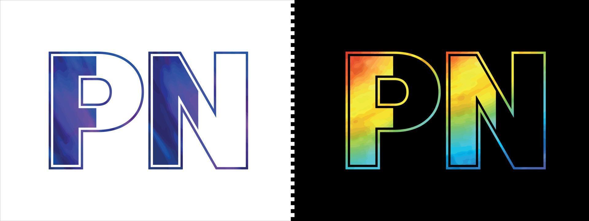 lettera pn logo design vettore modello. creativo moderno lussuoso logotipo per aziendale attività commerciale identità