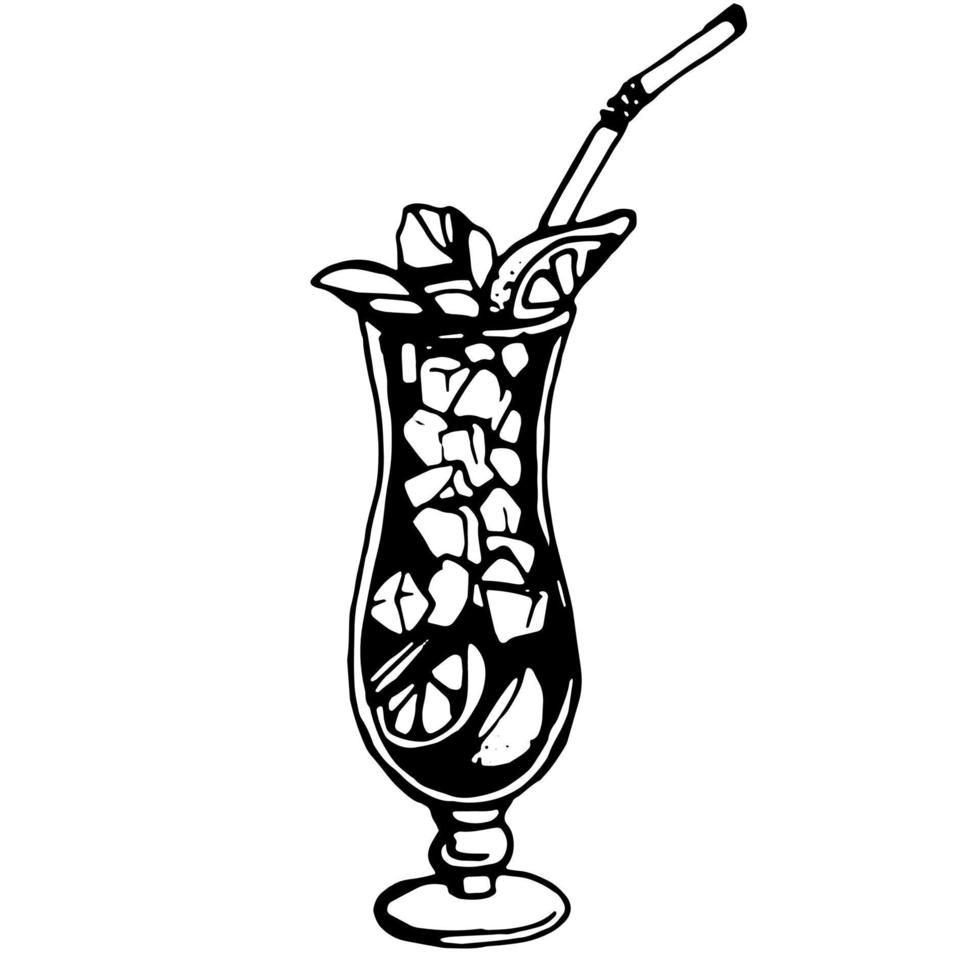 ghiacciato cocktail. vettore clipart