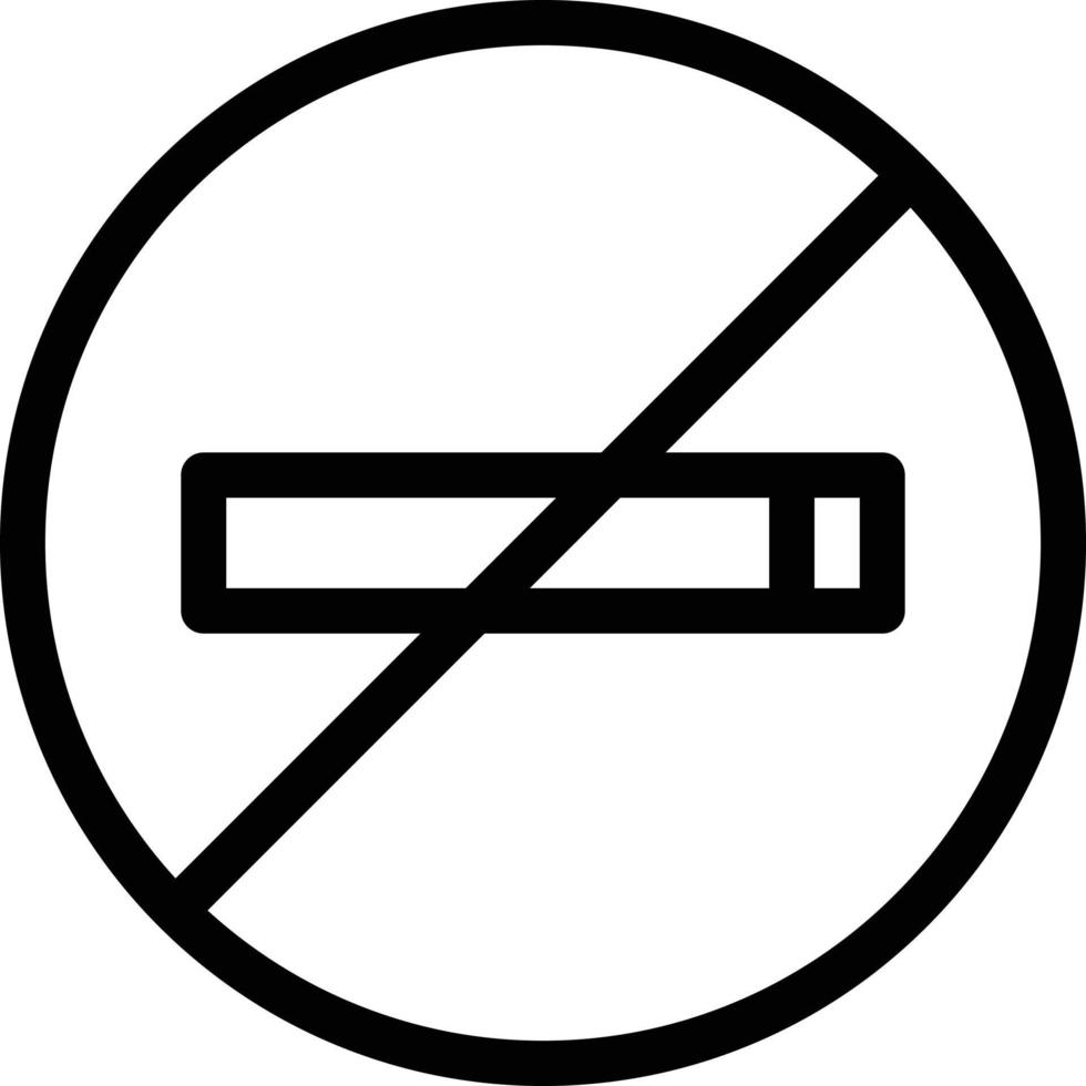 nessuna illustrazione vettoriale di fumo su uno sfondo. simboli di qualità premium. icone vettoriali per il concetto e la progettazione grafica.