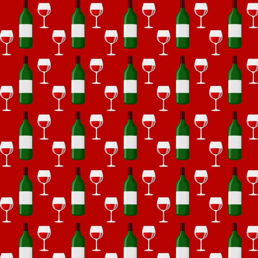 nazionale vino giorno. 25 Maggio. vino bottiglia e bicchiere con bicchiere di vino. può essere Usato come invito bandiera per vino festa o come menù copertina per vino sbarra. vettore illustrazione