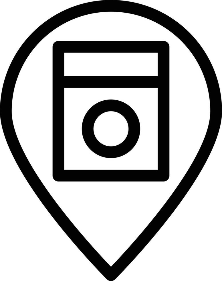 illustrazione vettoriale di posizione su uno sfondo simboli di qualità premium. icone vettoriali per il concetto e la progettazione grafica.