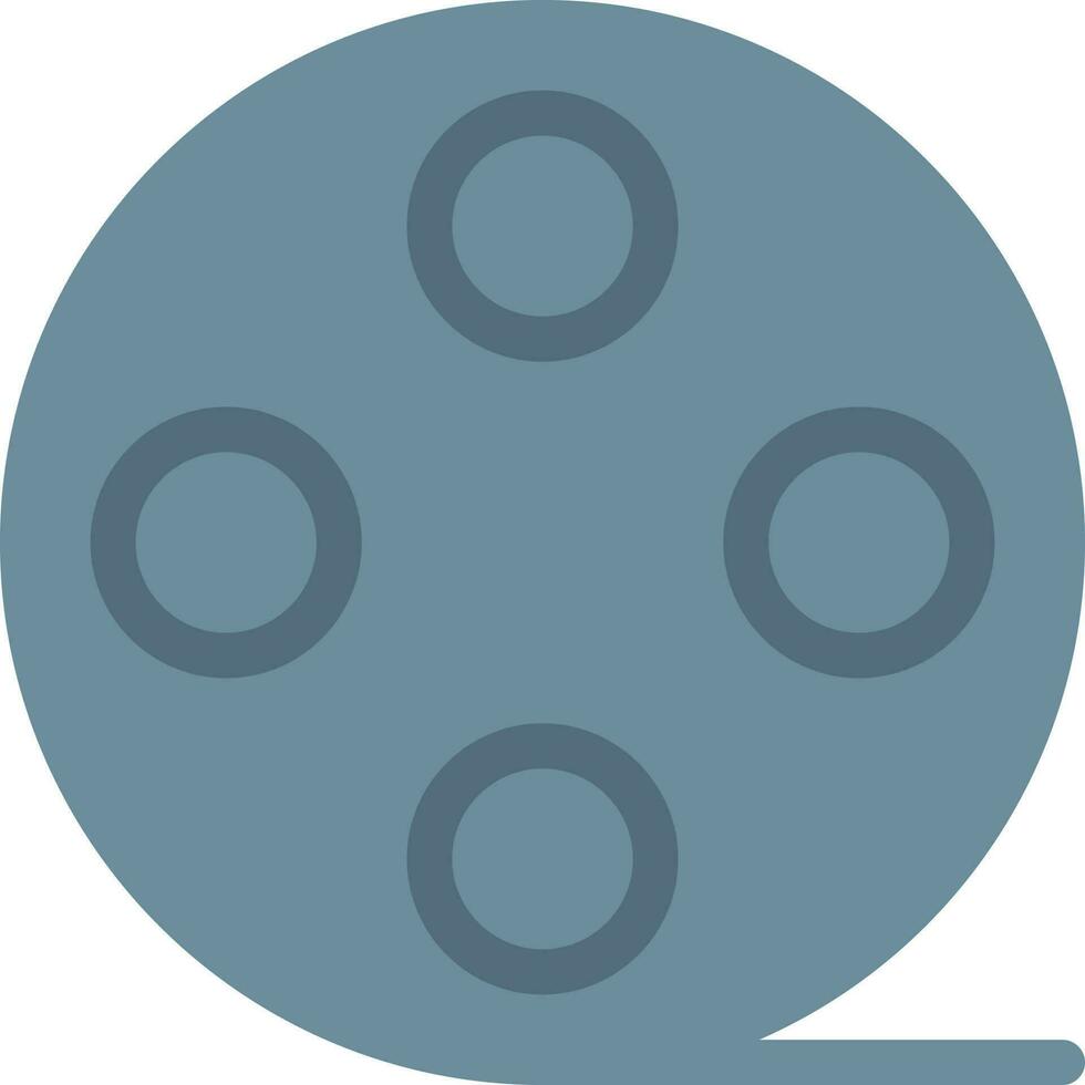 illustrazione vettoriale della bobina su uno sfondo. simboli di qualità premium. icone vettoriali per il concetto e la progettazione grafica.