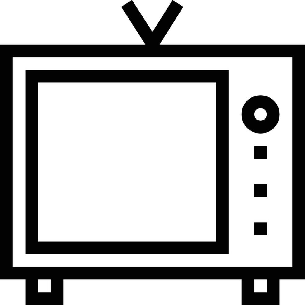 televisione vettore illustrazione su un' sfondo.premio qualità simboli.vettore icone per concetto e grafico design.