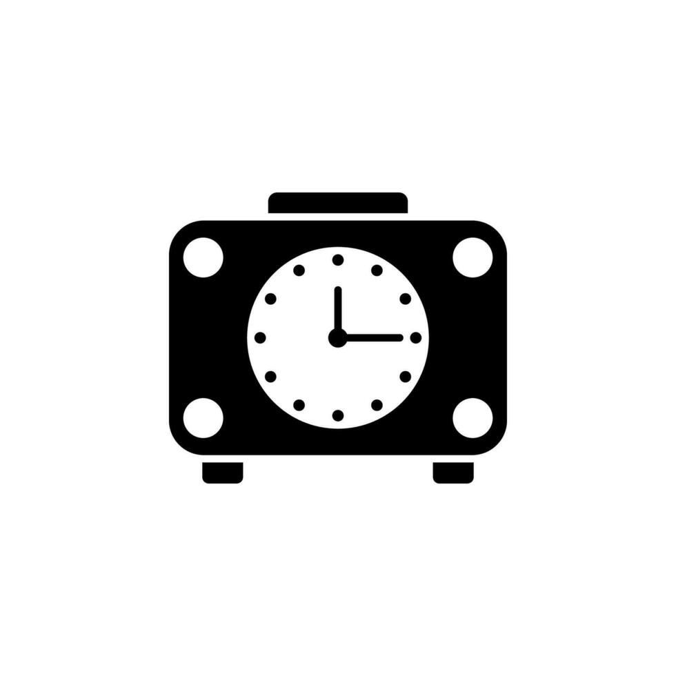 allarme orologio vettore icona illustrazione