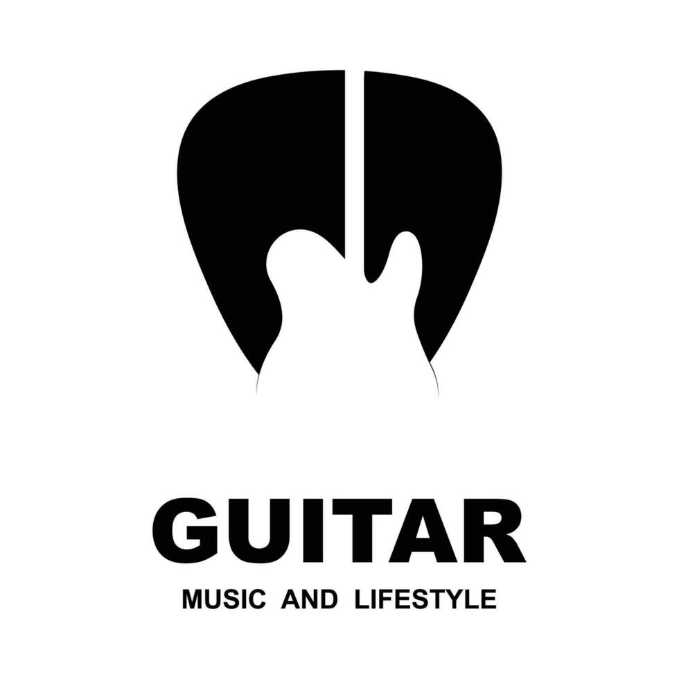 musica e gruppo musicale classico logo, chitarra, musica club Vintage ▾ logo vettore